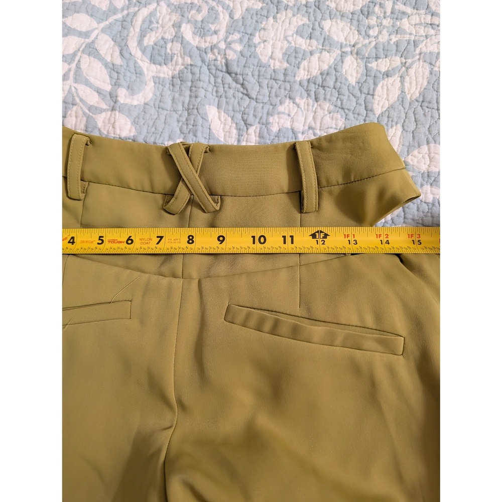 Hanwen New York Chartrushe‎ Hip Cut-Out Slim Trousers Ankle Slit Pants Sz XS - Picture 10 of 11